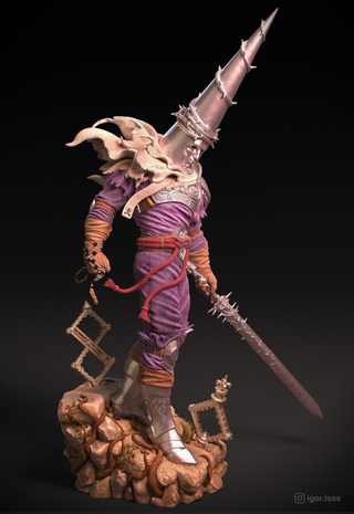 Figura pintada mostrada en FigureColor Studio
